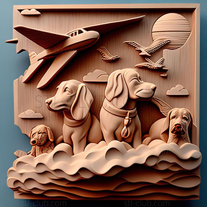 3D model st Sky from Puppy Patrol (STL)